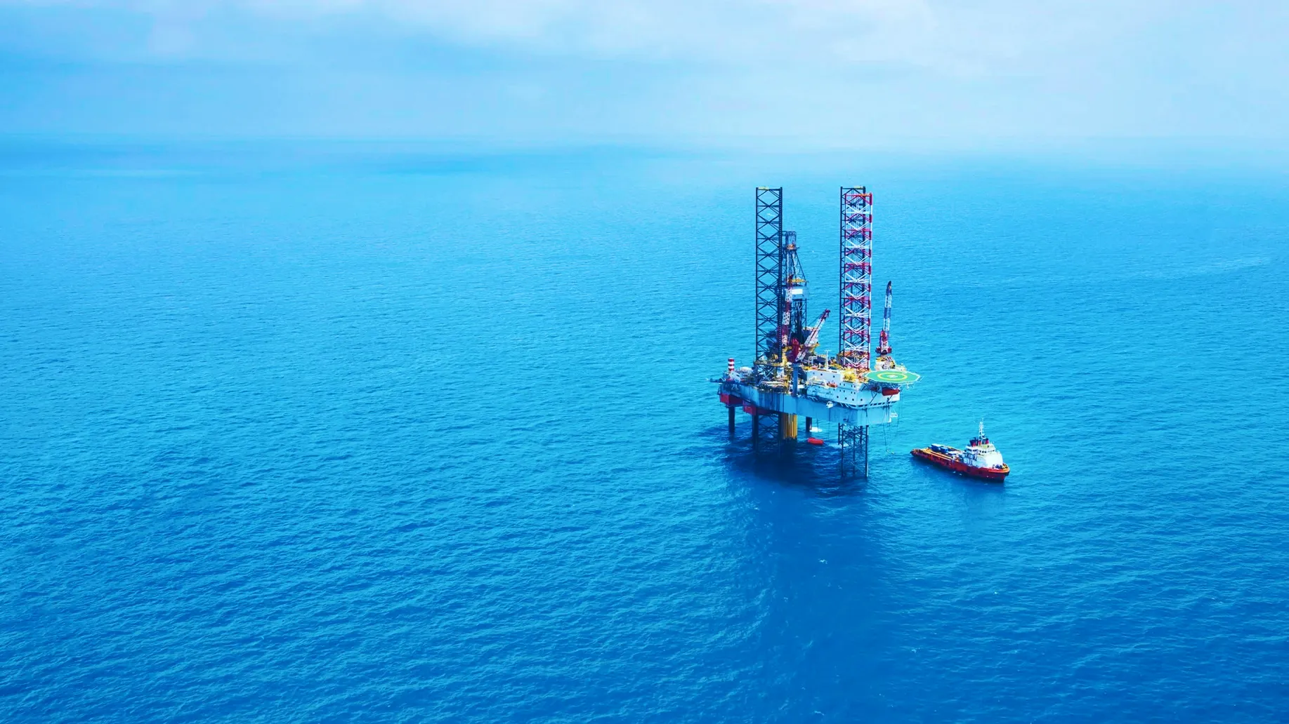 Plataforma no oceano